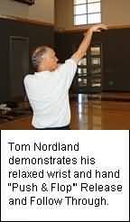 Shooting technique, follow thru