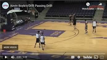 Drift passing drill video